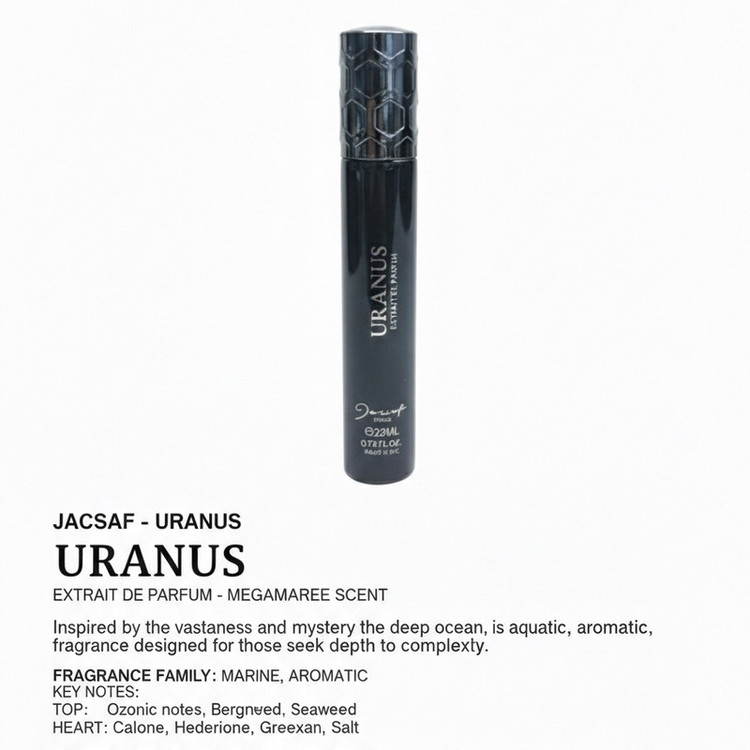 عطر جیبی ژک ساف مدل URANUS با رایحه خنک حجم ۲۲ میلیلیتر