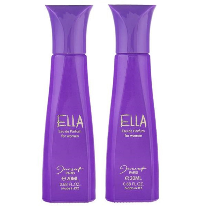 عطر جیبی زنانه ژک ساف مدل Ella حجم 20 میلی لیتر بسته 2 عددی